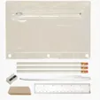 Academic School Kit with Translucent Vinyl Pouch — view 3