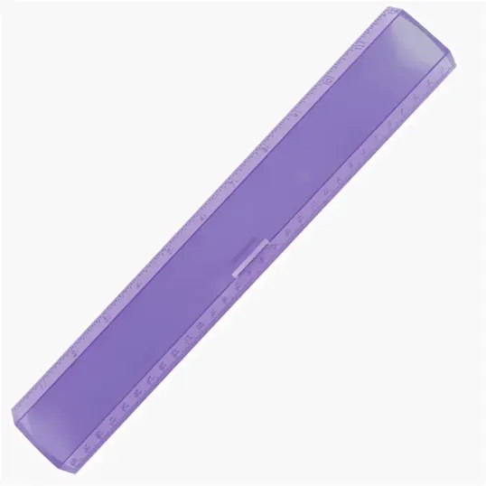 Leading Edge 12" Plastic Ruler with Pencil Clasp — view 19
