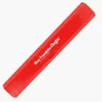 Leading Edge 12" Plastic Ruler with Pencil Clasp — view 3