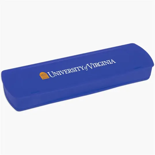 Plastic School Supply Case with Oblong Pencil Box Shape — view 2