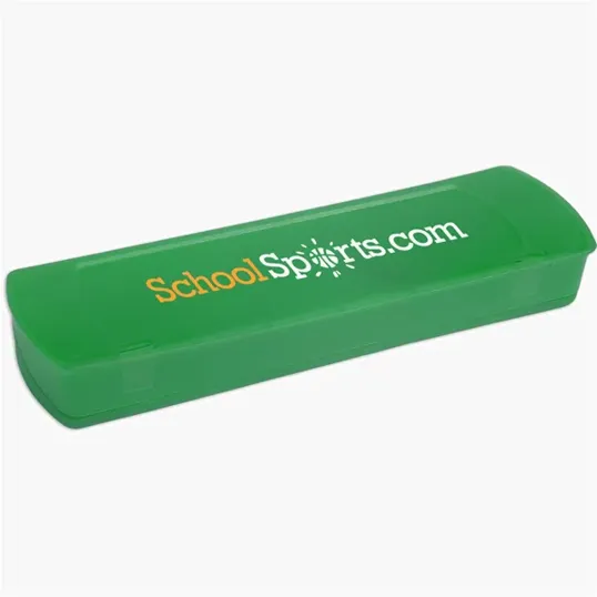 Plastic School Supply Case with Oblong Pencil Box Shape — view 5