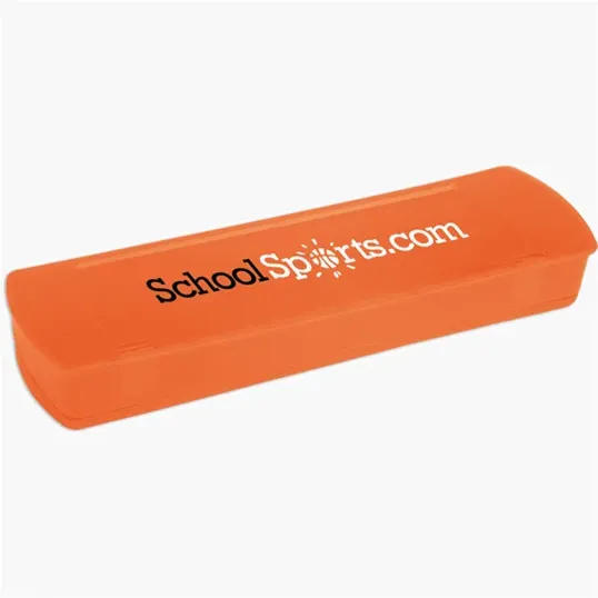 Plastic School Supply Case with Oblong Pencil Box Shape — view 6
