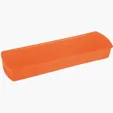 Plastic School Supply Case with Oblong Pencil Box Shape — view 12