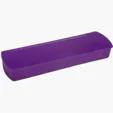 Plastic School Supply Case with Oblong Pencil Box Shape — view 13