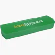 Plastic School Supply Case with Oblong Pencil Box Shape — view 5