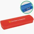 Plastic School Supply Case with Oblong Pencil Box Shape