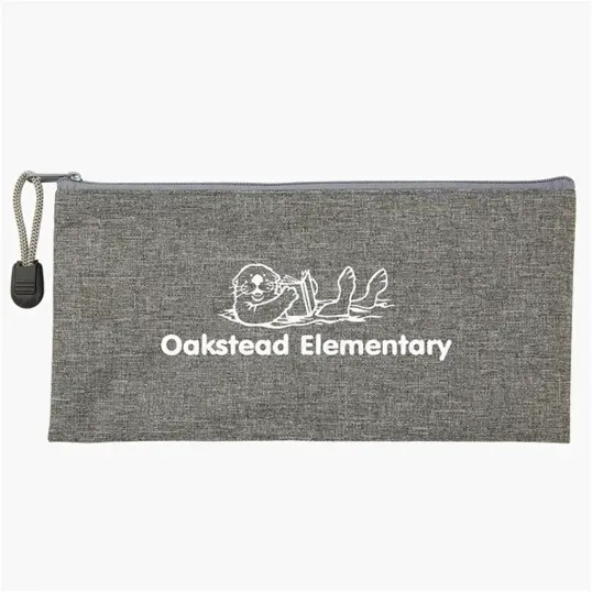 Heathered School Pouch — view 3
