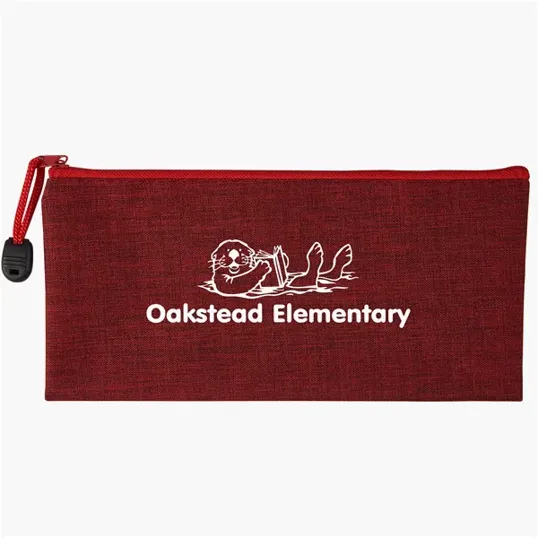 Heathered School Pouch — view 4