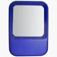 Locker Mirror with Magnetic Backing — view 3