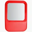 Locker Mirror with Magnetic Backing — view 4