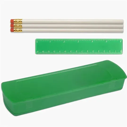 USA Back School Kit with Pencil Case, Ruler, and Pencils — view 4
