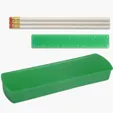 USA Back School Kit with Pencil Case, Ruler, and Pencils — view 4