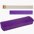 USA Back School Kit with Pencil Case, Ruler, and Pencils — view 6