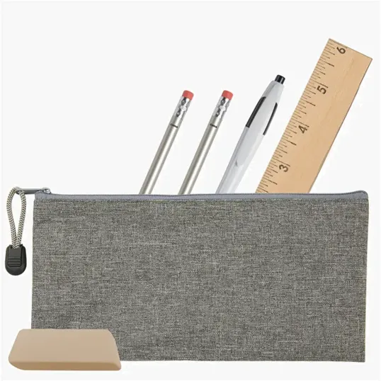 Heathered School Kit with Zippered Pouch — view 6