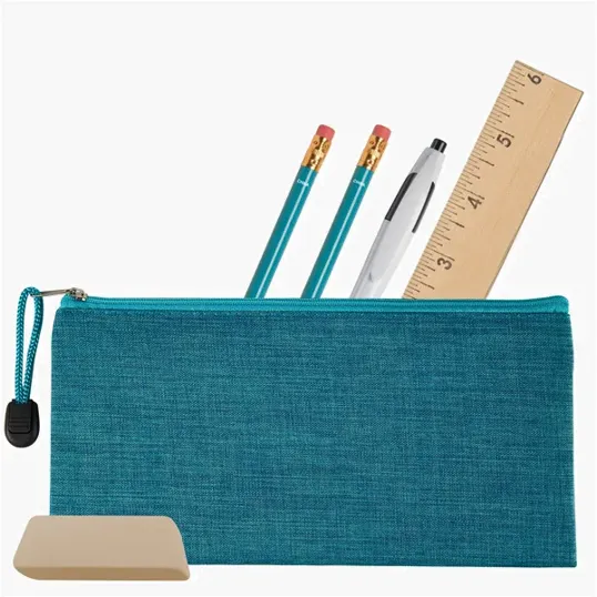 Heathered School Kit with Zippered Pouch — view 8