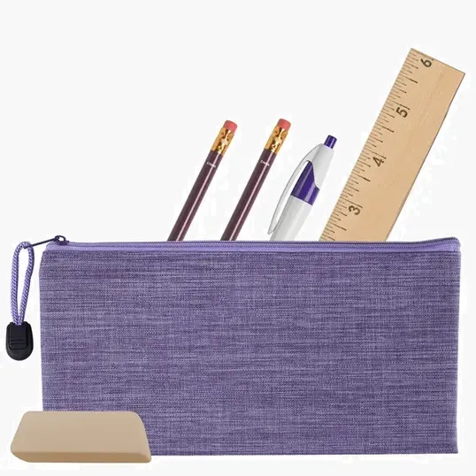 Heathered School Kit with Zippered Pouch — view 10