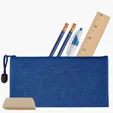 Heathered School Kit with Zippered Pouch — view 5