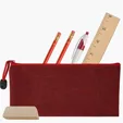 Heathered School Kit with Zippered Pouch — view 7