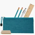 Heathered School Kit with Zippered Pouch — view 8