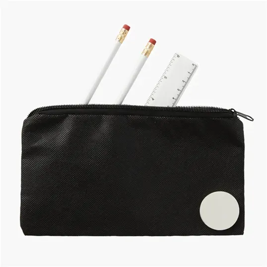 Non-Woven School Kit with Pouch, Pencils, Eraser, and Ruler — view 2