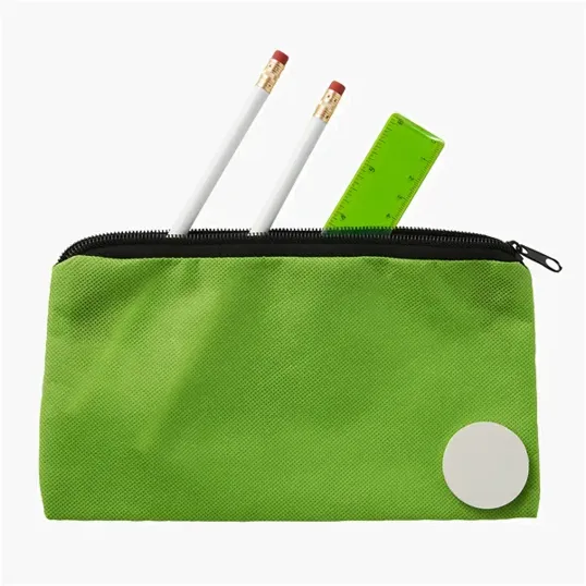 Non-Woven School Kit with Pouch, Pencils, Eraser, and Ruler — view 3