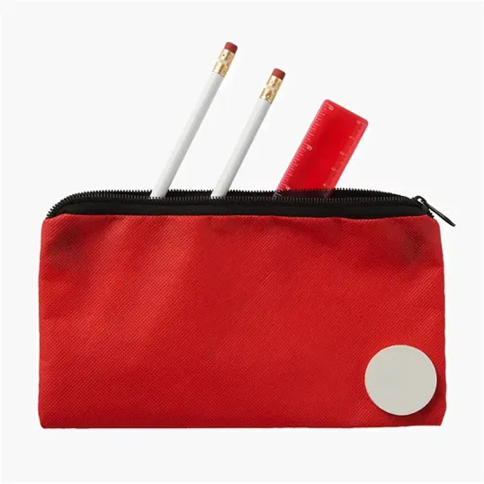 Non-Woven School Kit with Pouch, Pencils, Eraser, and Ruler — view 5