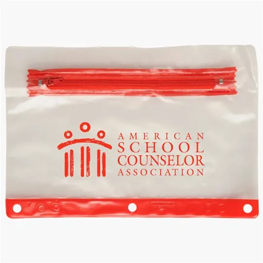 Clear PVC School Pouch, 15 mil — view 4