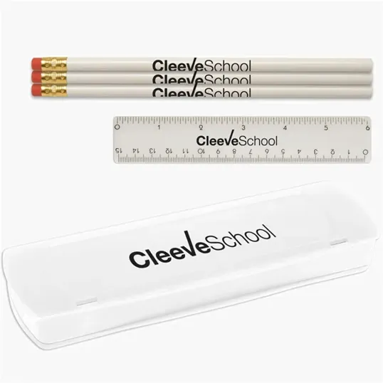 USA Back To School Pencil Case Kit with Pencils and Ruler — view 6