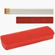 USA Back To School Pencil Case Kit with Pencils and Ruler — view 7