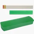 USA Back To School Pencil Case Kit with Pencils and Ruler — view 9