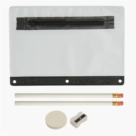 Super Value School Kit with Pouch, Pencils, Eraser, and Sharpener — view 2