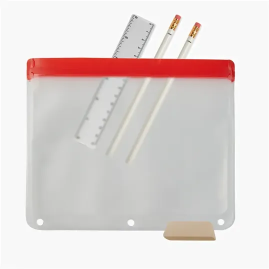 Zip-It™ PEVA School Kit with Pencils, Eraser & Ruler — view 2
