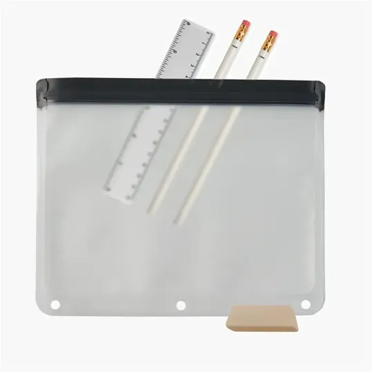 Zip-It™ PEVA School Kit with Pencils, Eraser & Ruler — view 3