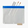 Zip-It™ PEVA School Kit with Pencils, Eraser & Ruler — view 4