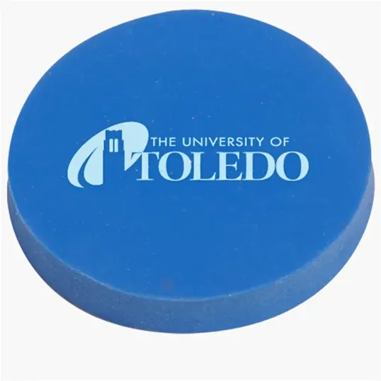 Round Rubber Eraser, 1 1/2" x 1/4" — view 2