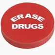 Round Rubber Eraser, 1 1/2" x 1/4"