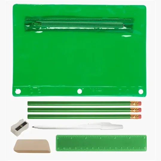 Academic School Kit with Translucent Vinyl Pouch — view 4