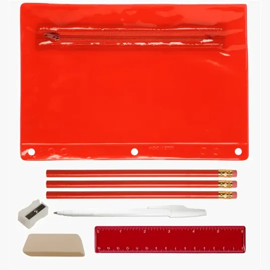 Academic School Kit with Translucent Vinyl Pouch — view 6