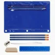 Academic School Kit with Translucent Vinyl Pouch — view 2