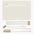 Academic School Kit with Translucent Vinyl Pouch — view 3