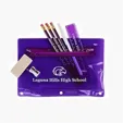 Academic School Kit with Translucent Vinyl Pouch
