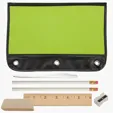 Varsity School Kit Zippered Pencil Pouch with Supplies — view 3