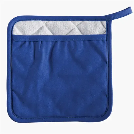 Cotton Canvas Pot Holder with Heat-Resistant Underside — view 6