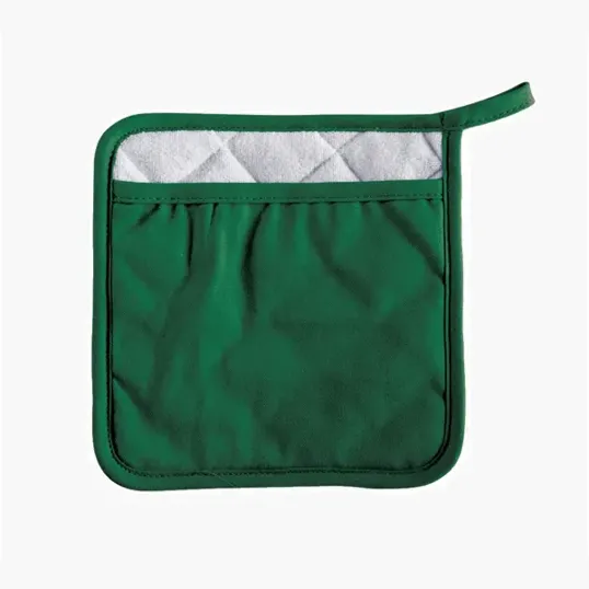 Cotton Canvas Pot Holder with Heat-Resistant Underside — view 7