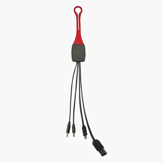 3-in-1 Charging Cable with Lightning, USB-C, and Micro-USB — view 4