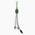 3-in-1 Charging Cable with Lightning, USB-C, and Micro-USB — view 3