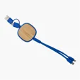 Dual Input 3-in-1 Bamboo Retractable Cable — view 8