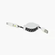 3-in-1 Retractable Fabric Charge-It Cable — view 5