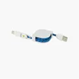 3-in-1 Retractable Fabric Charge-It Cable — view 6