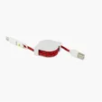 3-in-1 Retractable Fabric Charge-It Cable — view 7